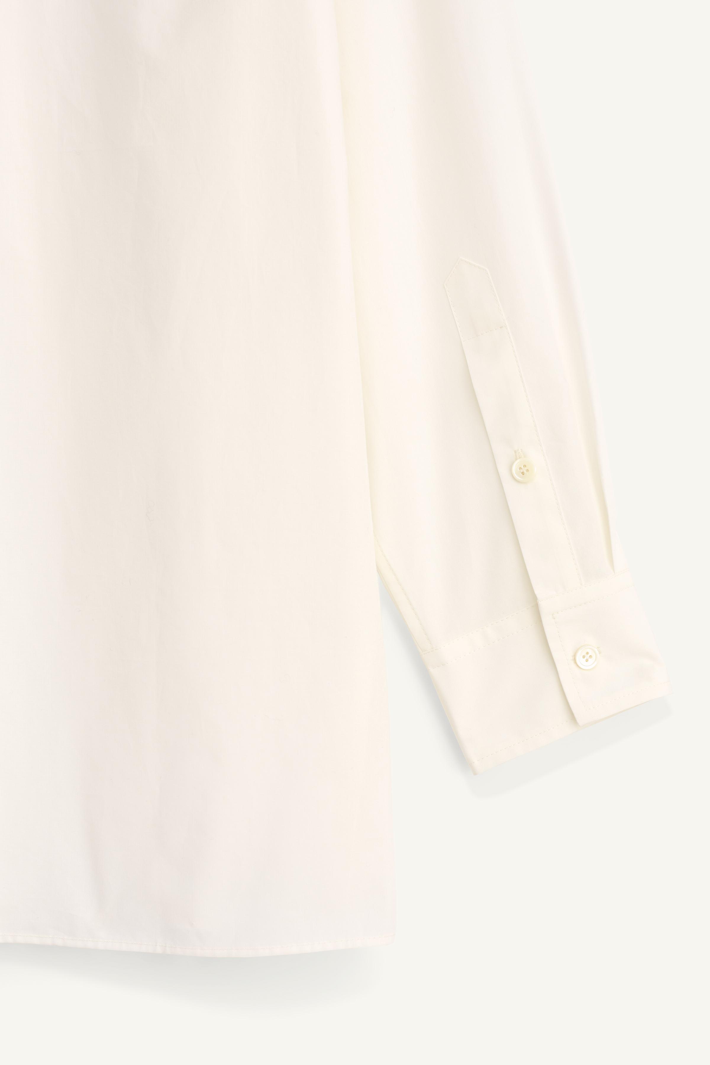 LIMITED EDITION LACE COLLAR POPLIN SHIRT
