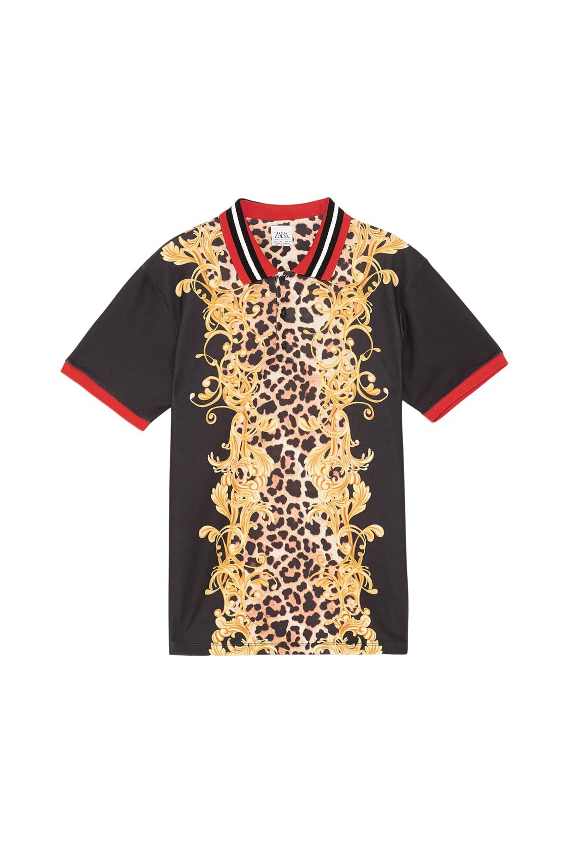 BAROQUE PRINT POLO SHIRT - Image 5