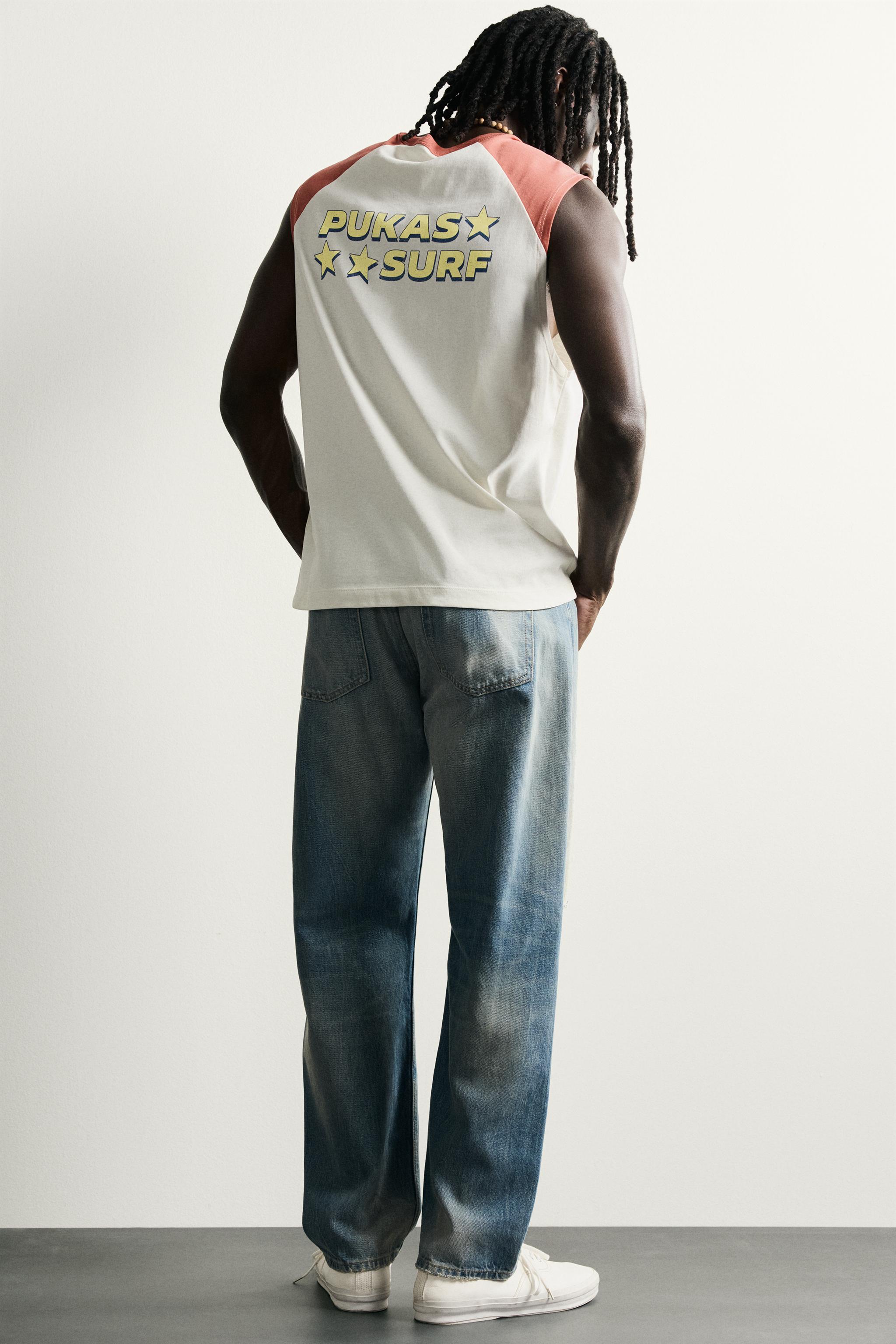 PUKAS SURF X ZARA RAGLAN TANK TOP