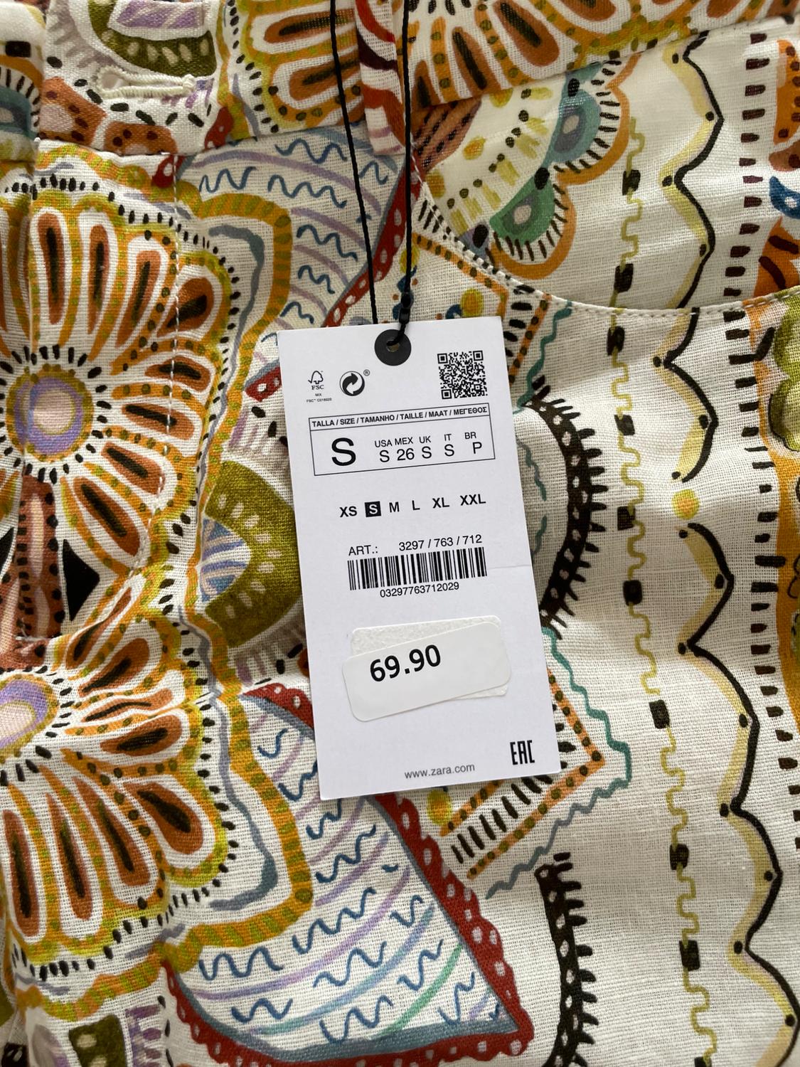 PRINTED FLARED PANTS - Image 6