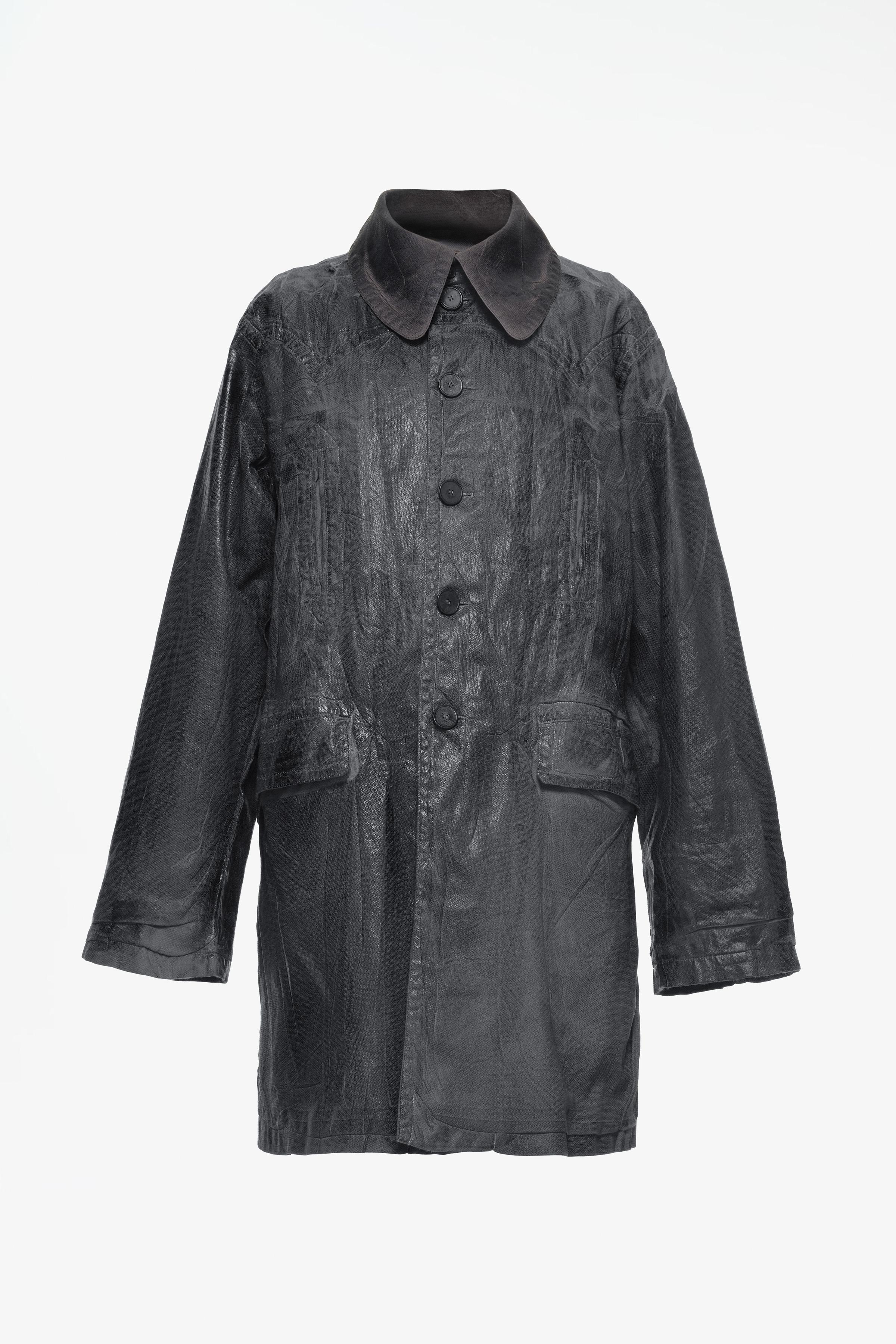 LIMITED EDITION SHINY CRINKLE EFFECT COAT