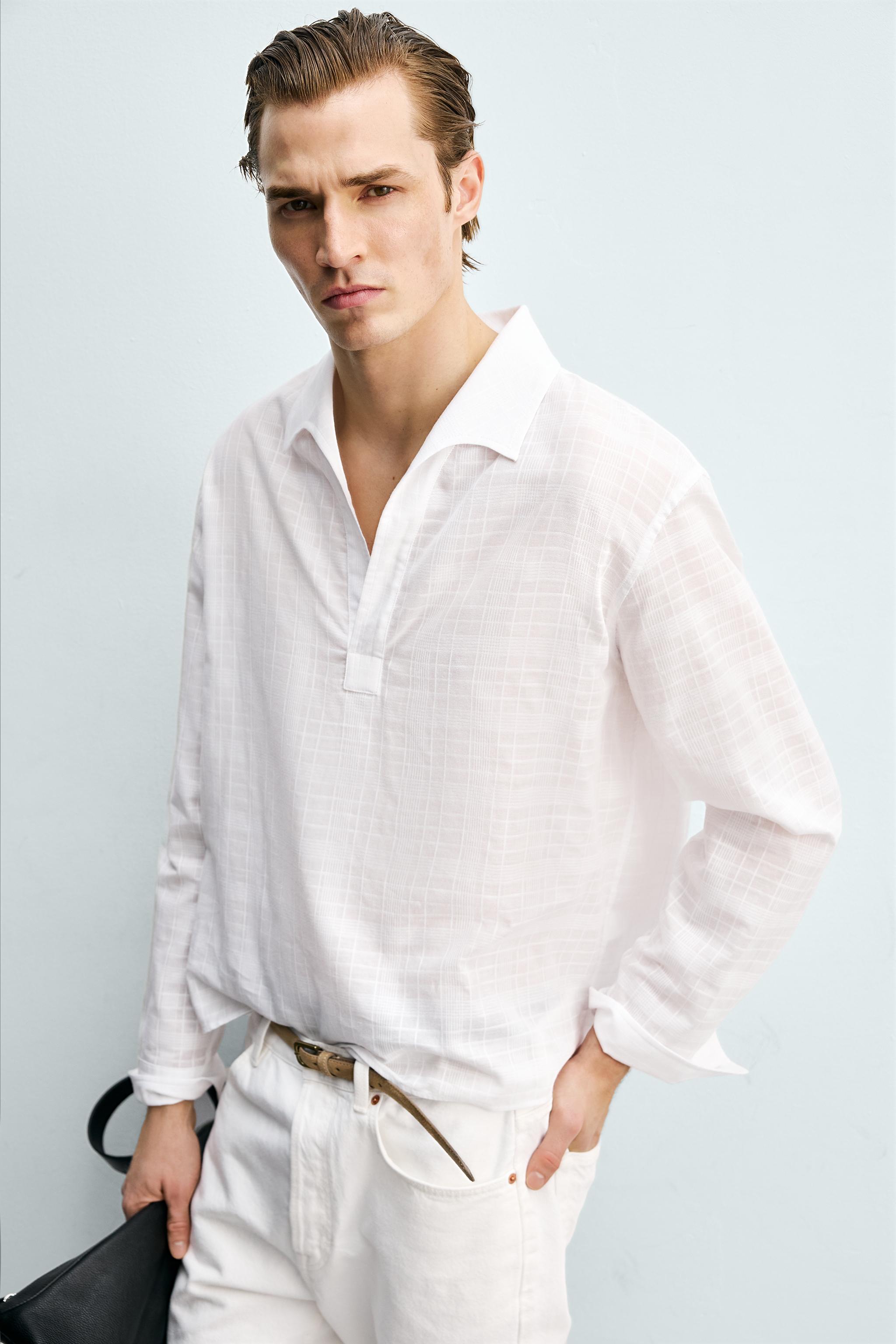 TEXTURED POLO SHIRT