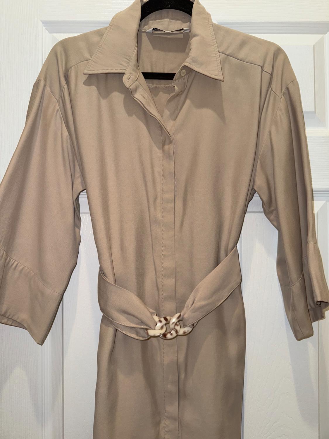 BELTED SHIRT DRESS - Image 2