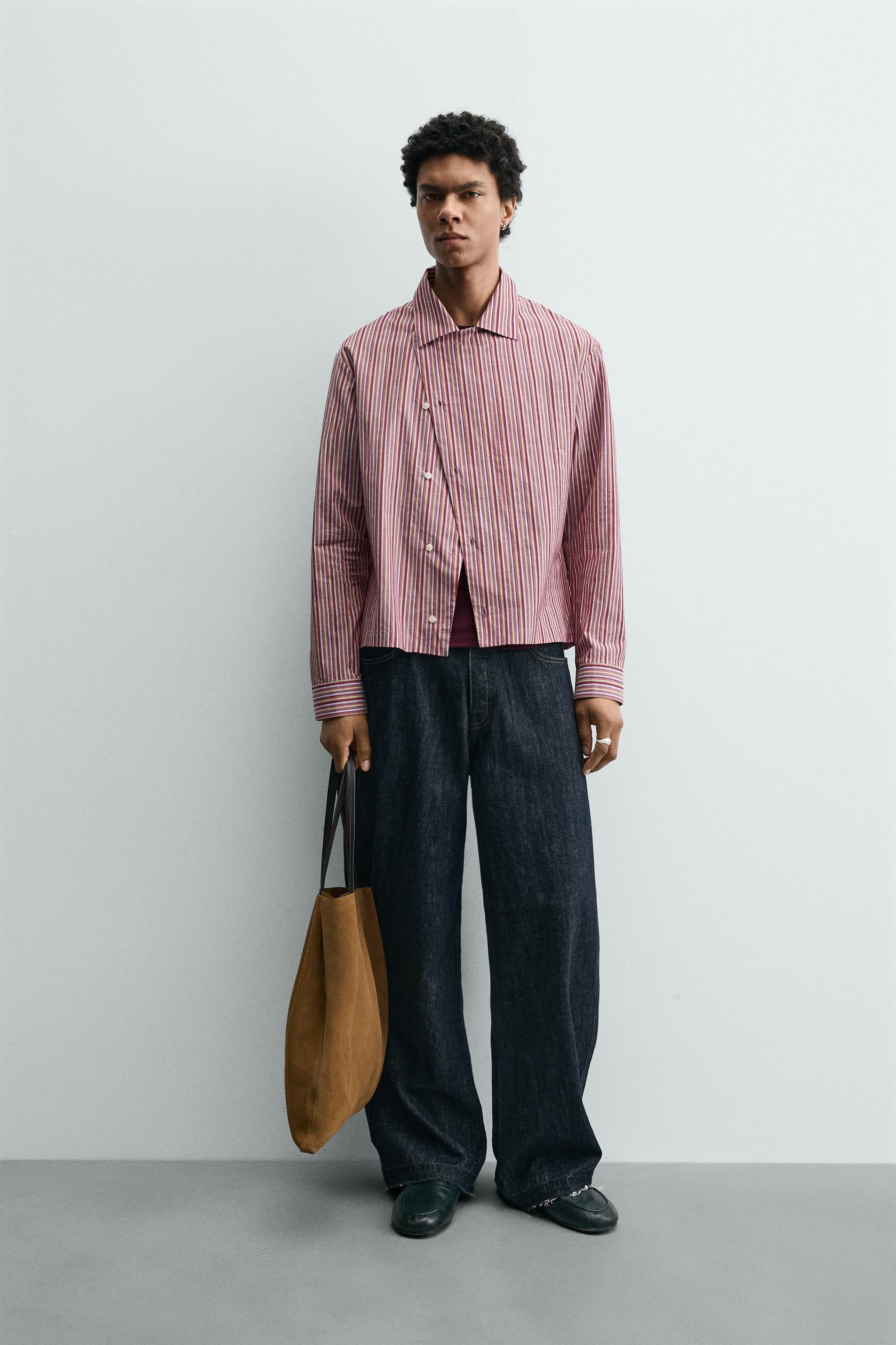 CAMISA RELAXED FIT LISTRADA SAMUEL DE SABOIA X ZARA - Riscas