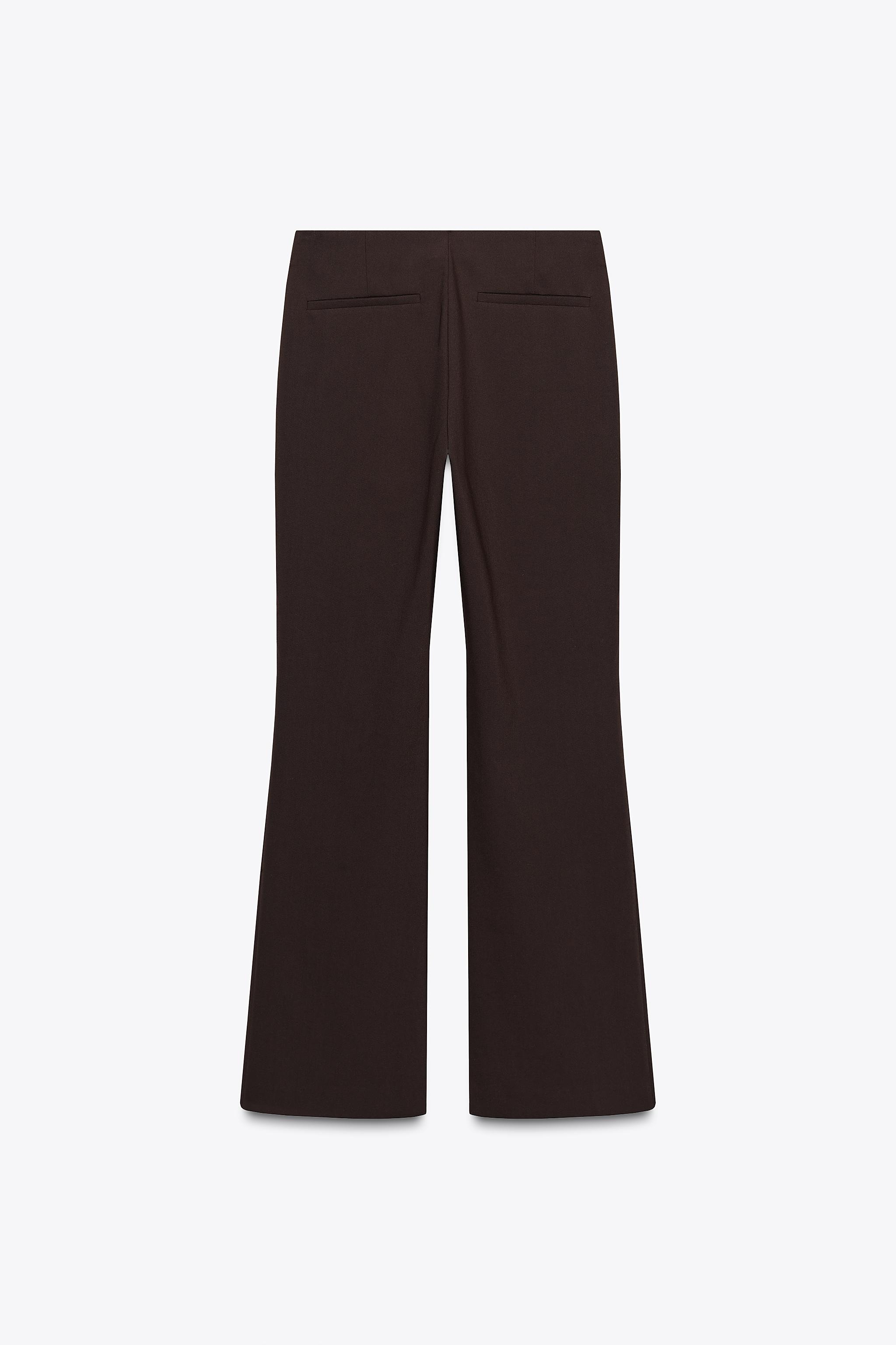 スペイン発送 ZARA ブーツカットハイウエストパンツ カジュアル スペイン発送 ZARA ブーツカットハイウエストパンツ カジュアル