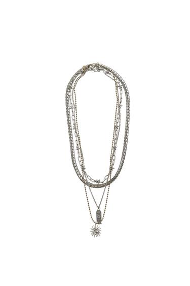 COLLARES COMBINADOS PACK 4 - Oro / Plata de Zara