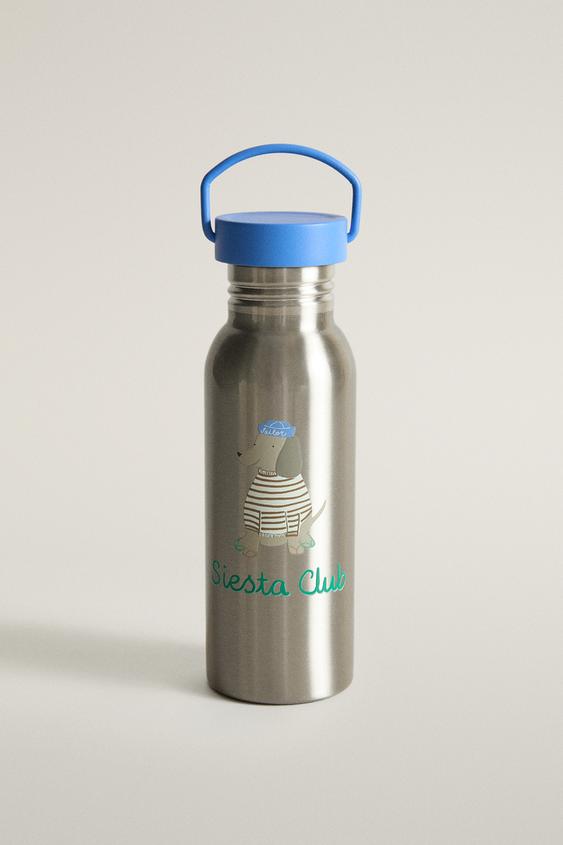 CHILDREN'S STEEL DOGGY BOTTLE - Multicoloured by Zara - Image 0