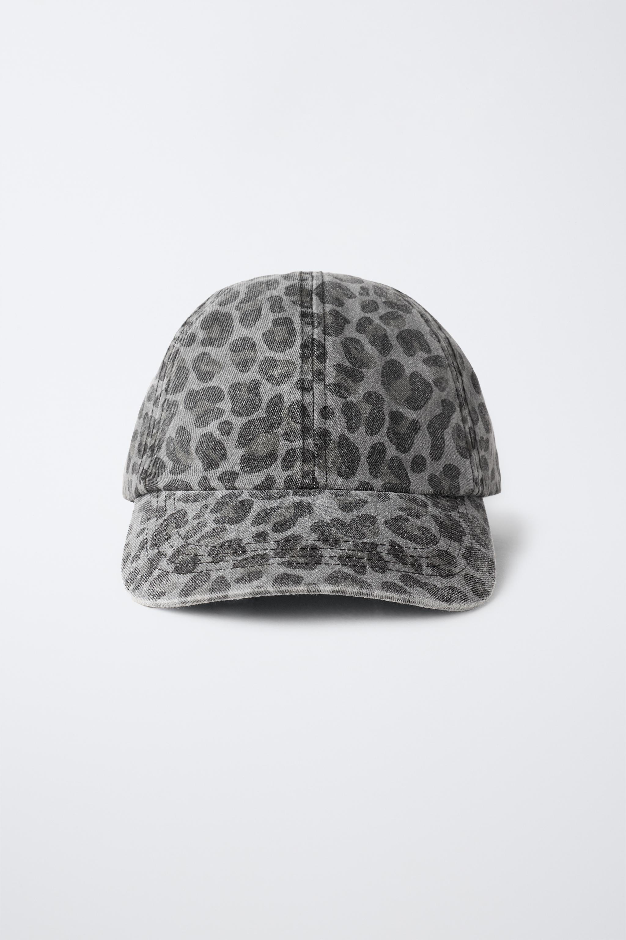 CASQUETTE EFFET DÉLAVÉ ANIMAL PRINT