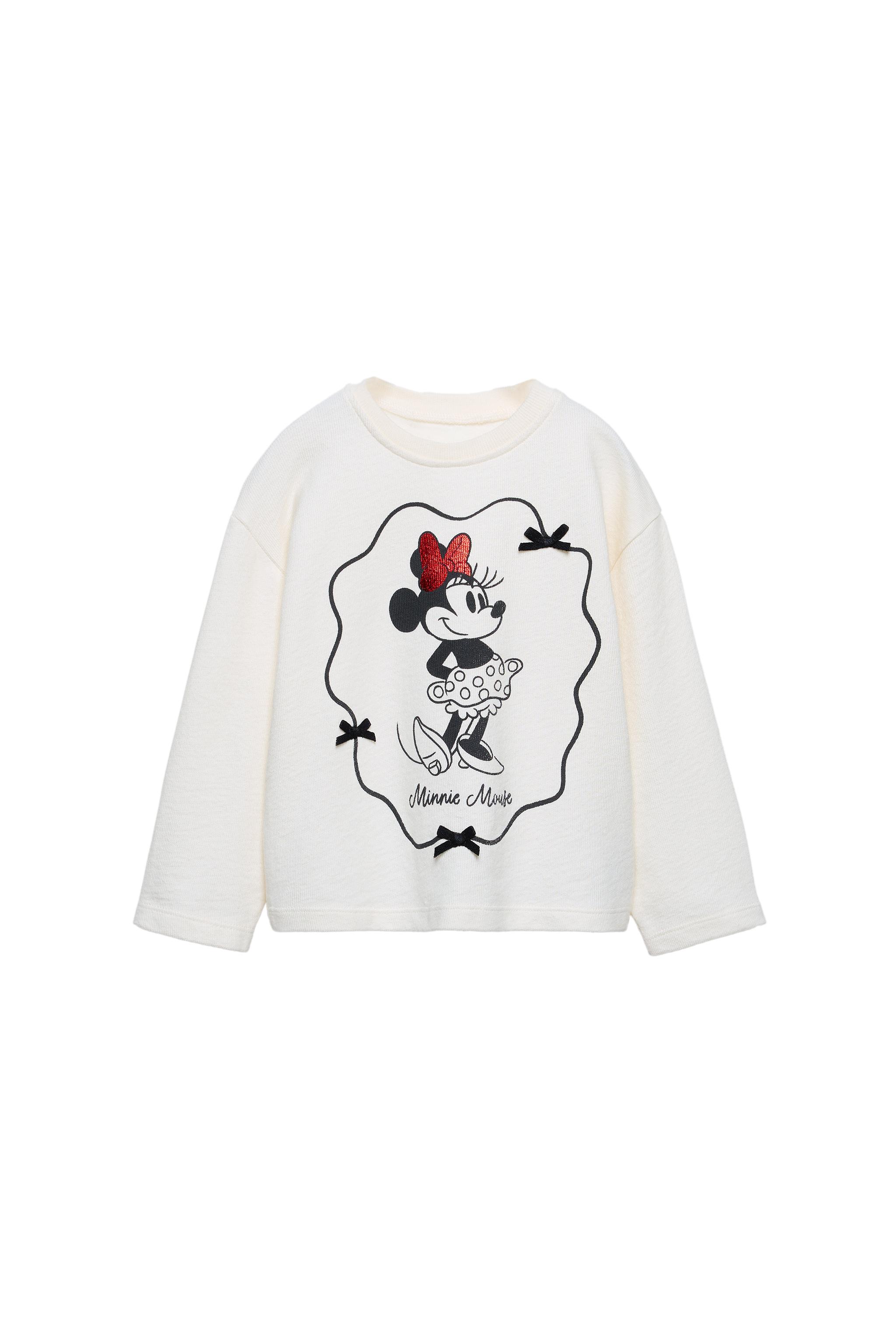 Zara kids Disney Mickey Mouse Minnie fashion sweater 2-3 years