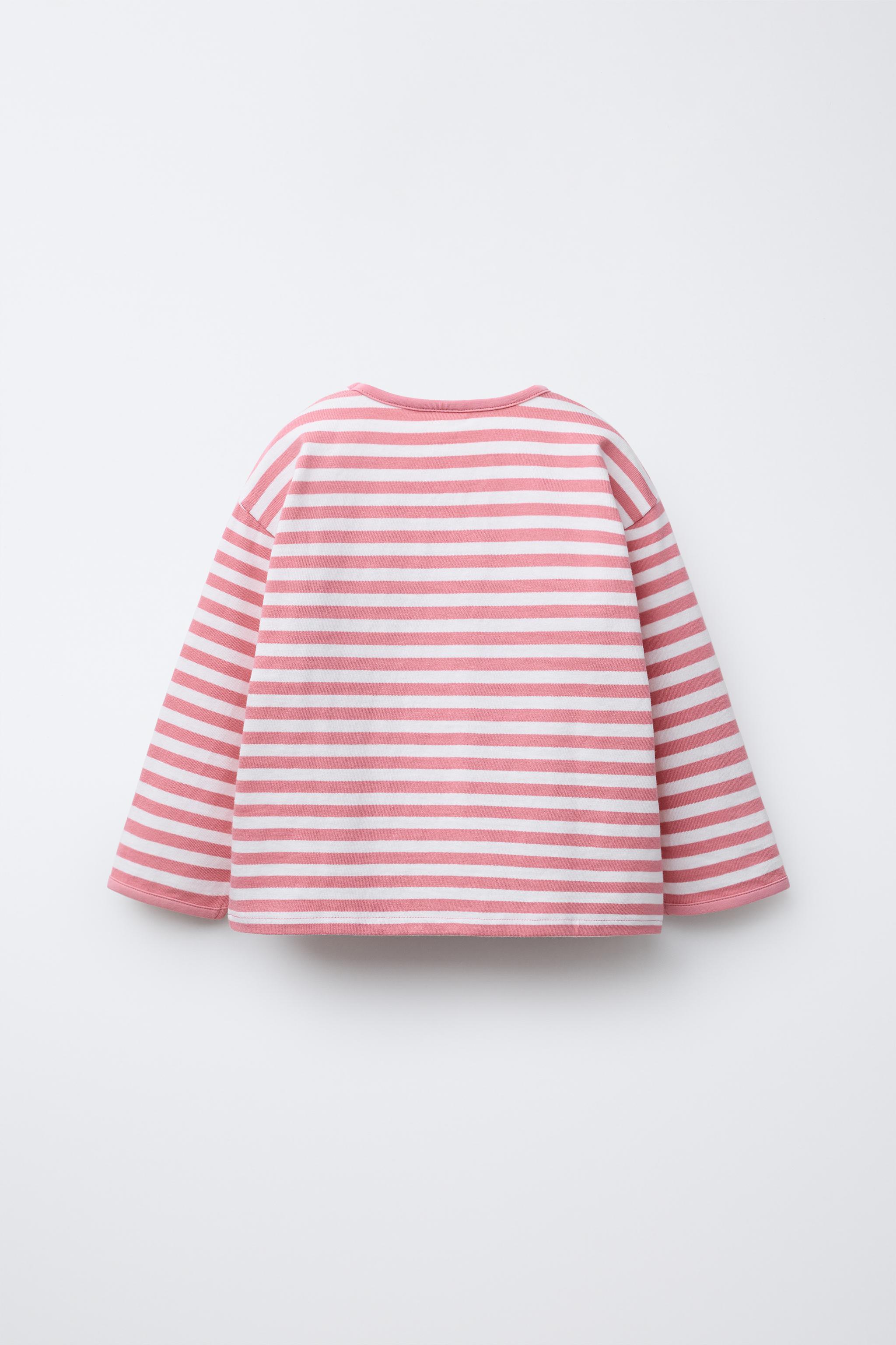 HEAVY WEIGHT WOVEN STRIPE HEART PATCH T-SHIRT - Navy blue