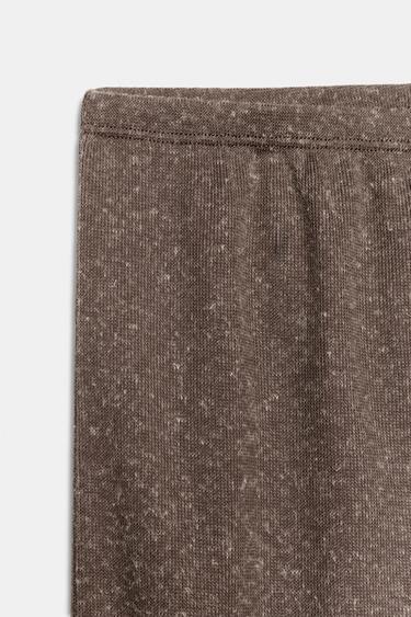 PANTALON DROIT RUSTIQUE - Marron de Zara - Image 5