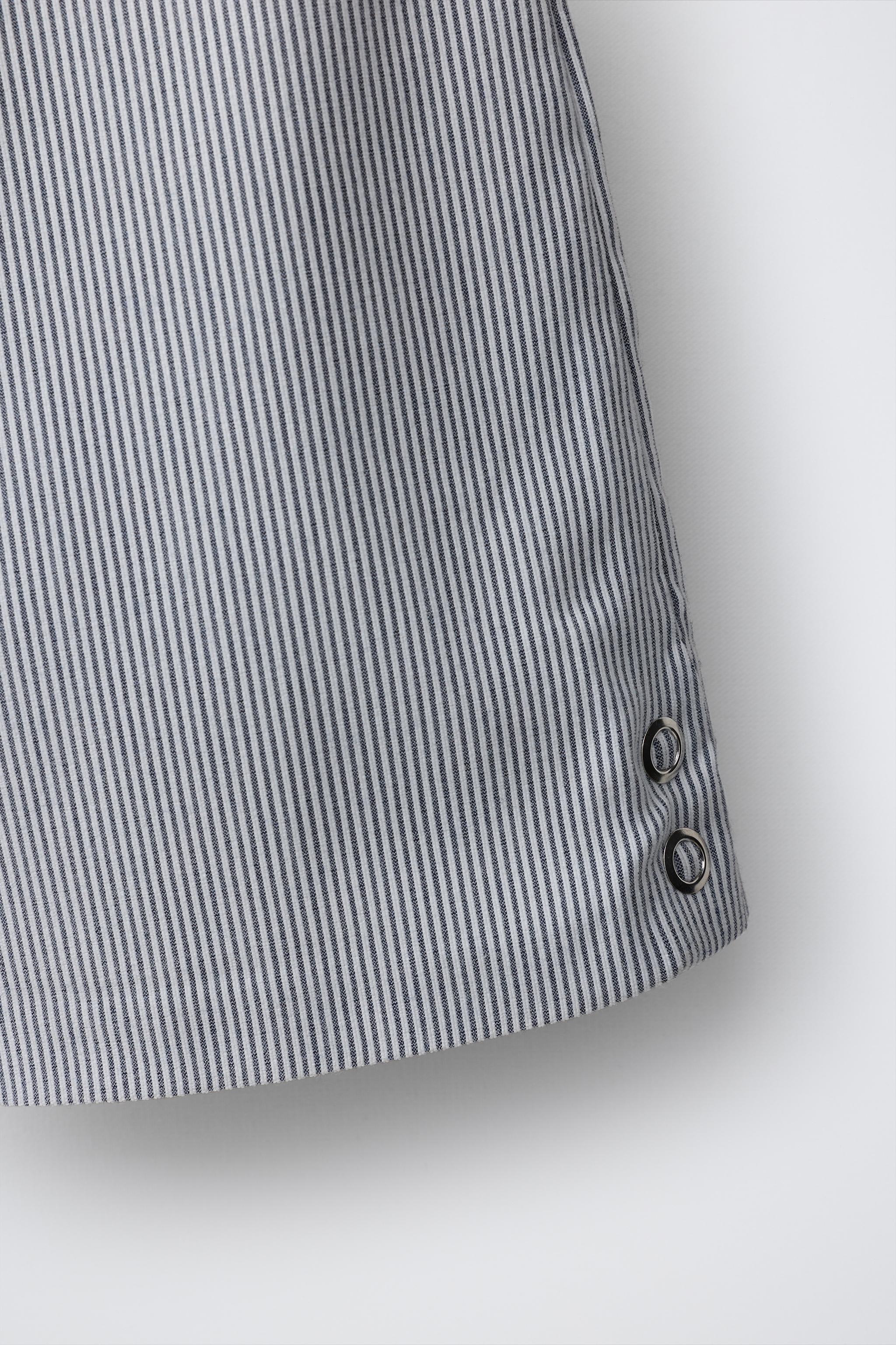 STRIPED FLARE PANTS