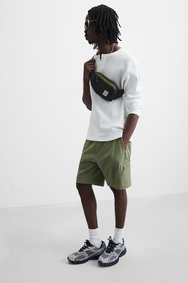 CONTRAST TECHNICAL BELT BAG - Black by Zara - Image 1