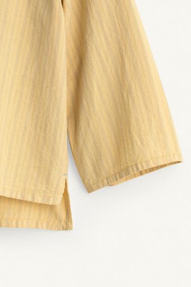 LIMITED EDITION STRIPED SHIRT - Vanilla by Zara - Image 7