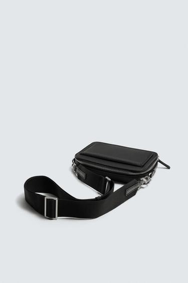 SAC BANDOULIÈRE TEXTURÉ - Noir de Zara - Image 3