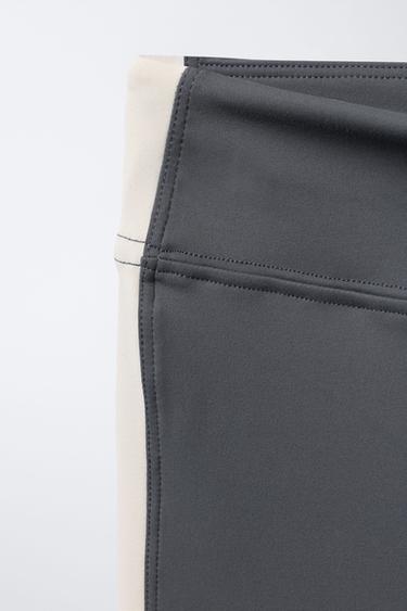 LEGGING À BANDES - Gris de Zara - Image 2