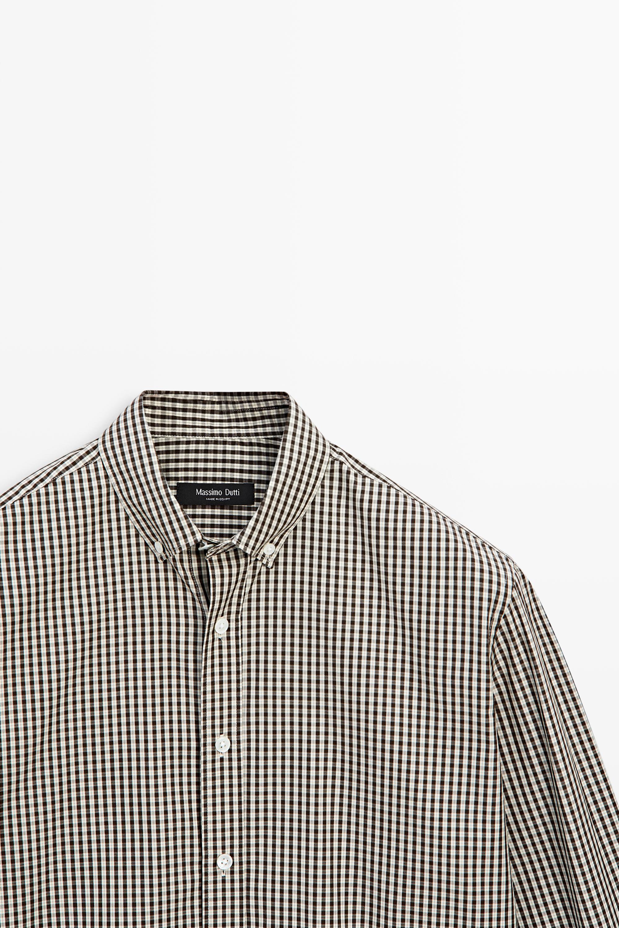 Regular fit check shirt