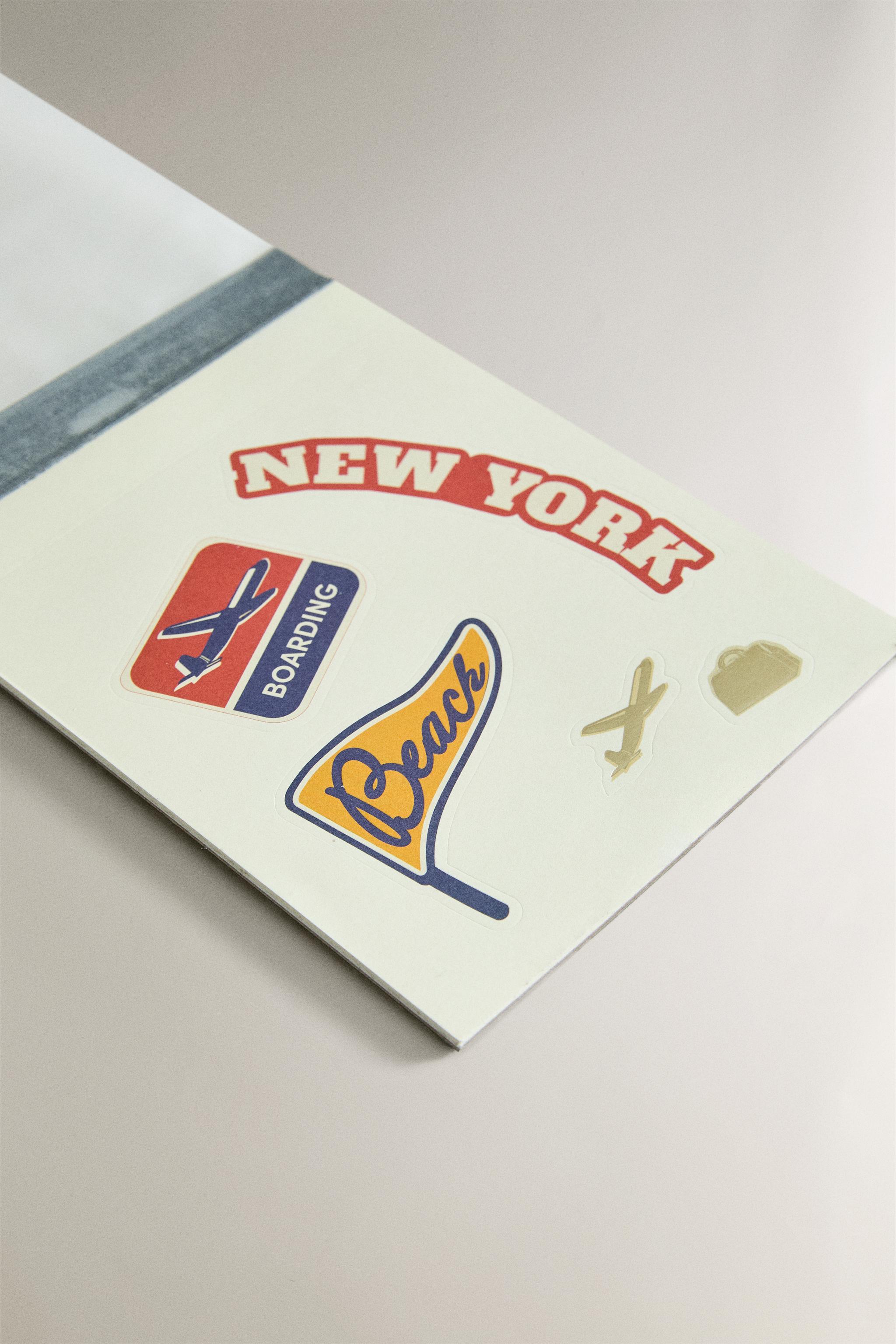 TRAVEL STICKER NOTEBOOK