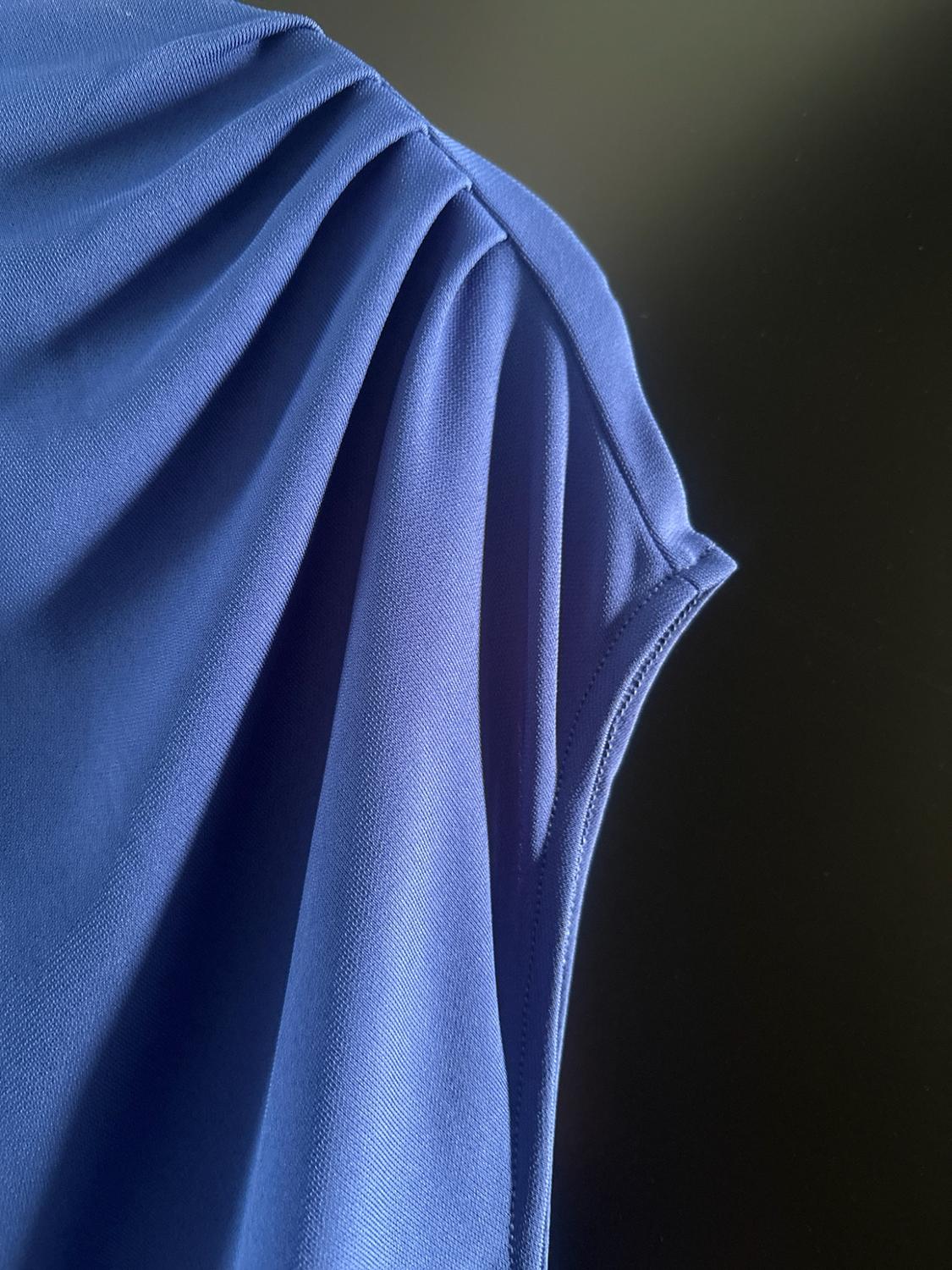 MIDI DRESS WITH DRAPED DETAIL - Image 4
