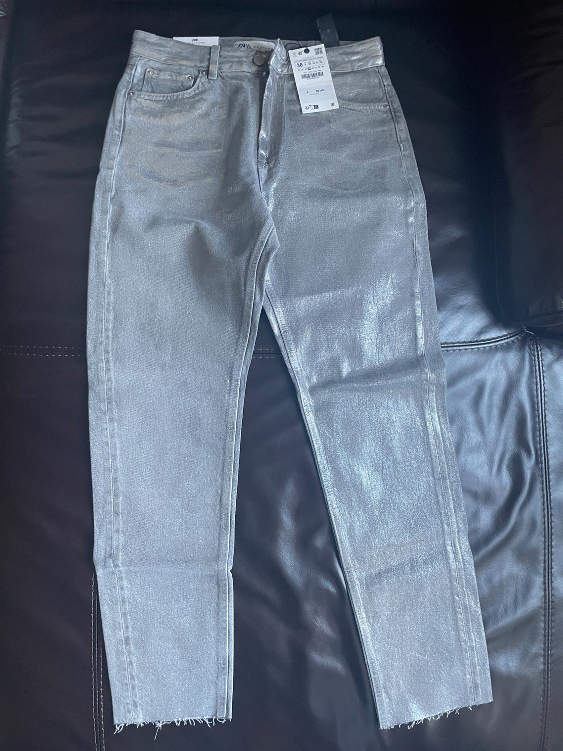 JEANS ZW SLIM TIRO MEDIO METALIZADOS