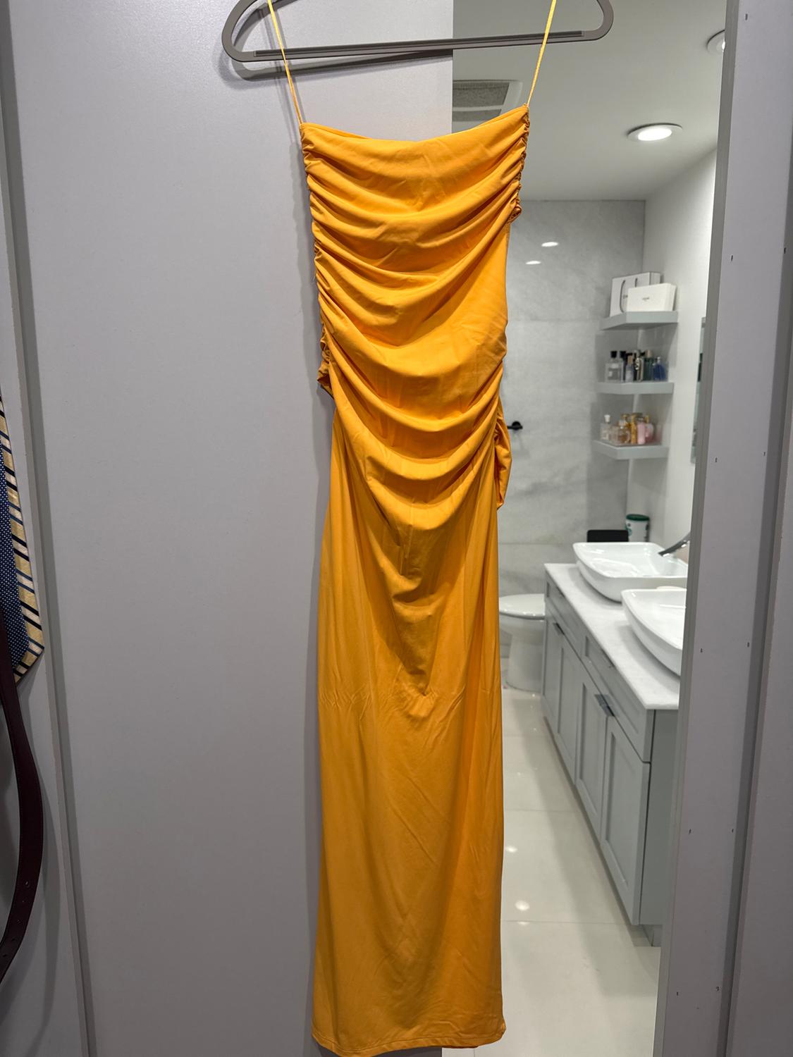 POLYAMIDE CUT OUT DRESS - Image 2
