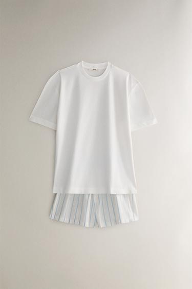STRIPED PYJAMA SET - Blue by Zara - Image 0