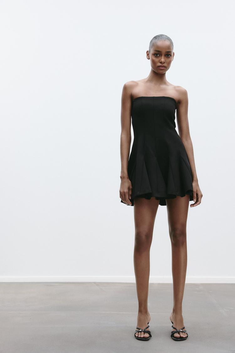 GODETS SHORT DRESS