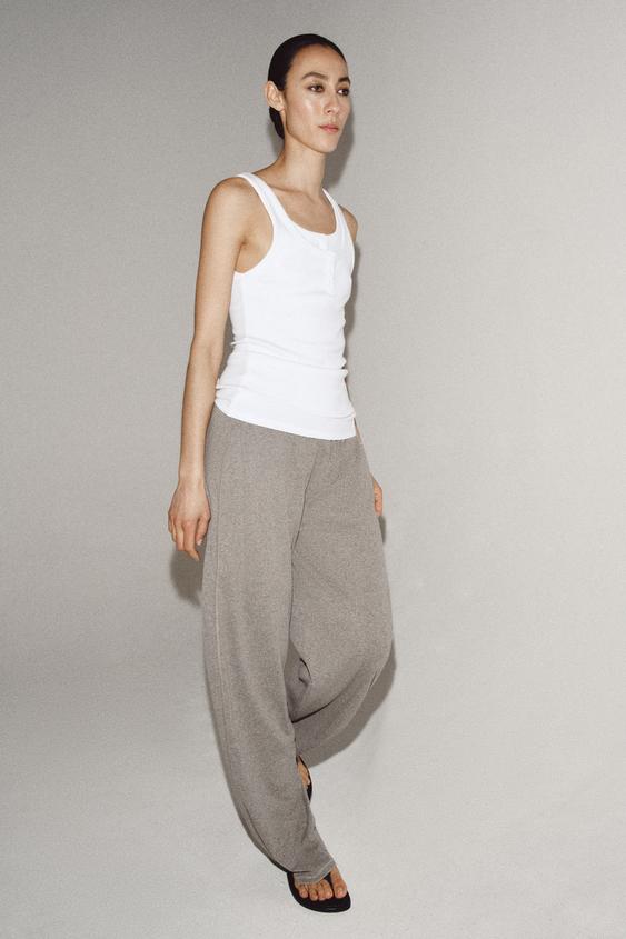 FLOWY WIDE LEG PANTS from Zara - $39.90