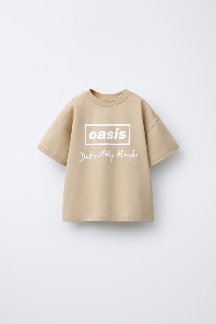 OASIS © Tシャツ - ライトブラウン | ZARA Japan / 日本