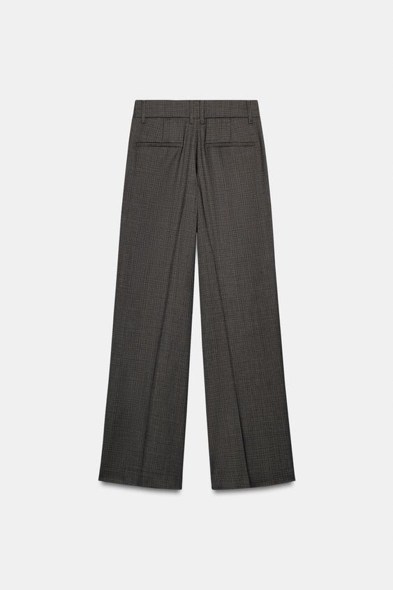 PANTALON DOUBLE PLI - Marron de Zara - Image 5