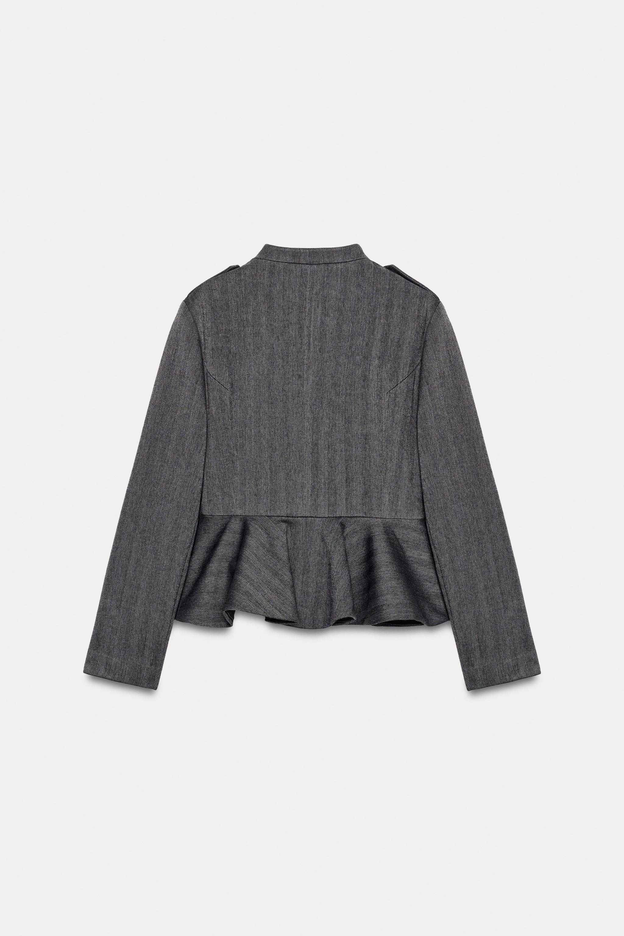 BLAZER CROISÉ À PÉPLUM