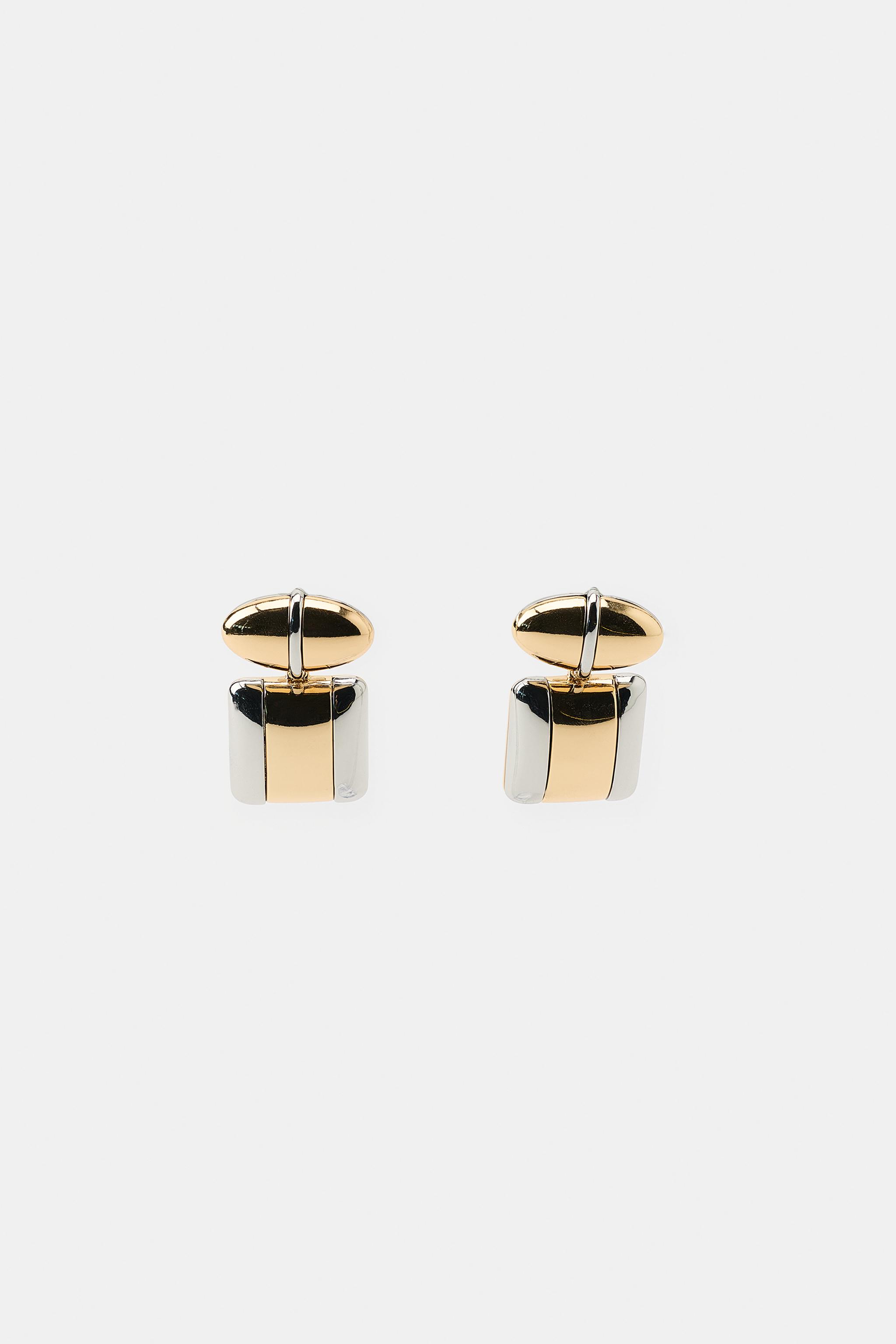 COMBINED METALLIC EARRINGS