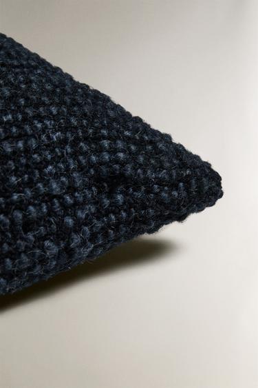 WOOL CUSHION COVER X SOCIETY LIMONTA - Blue by Zara - Image 3