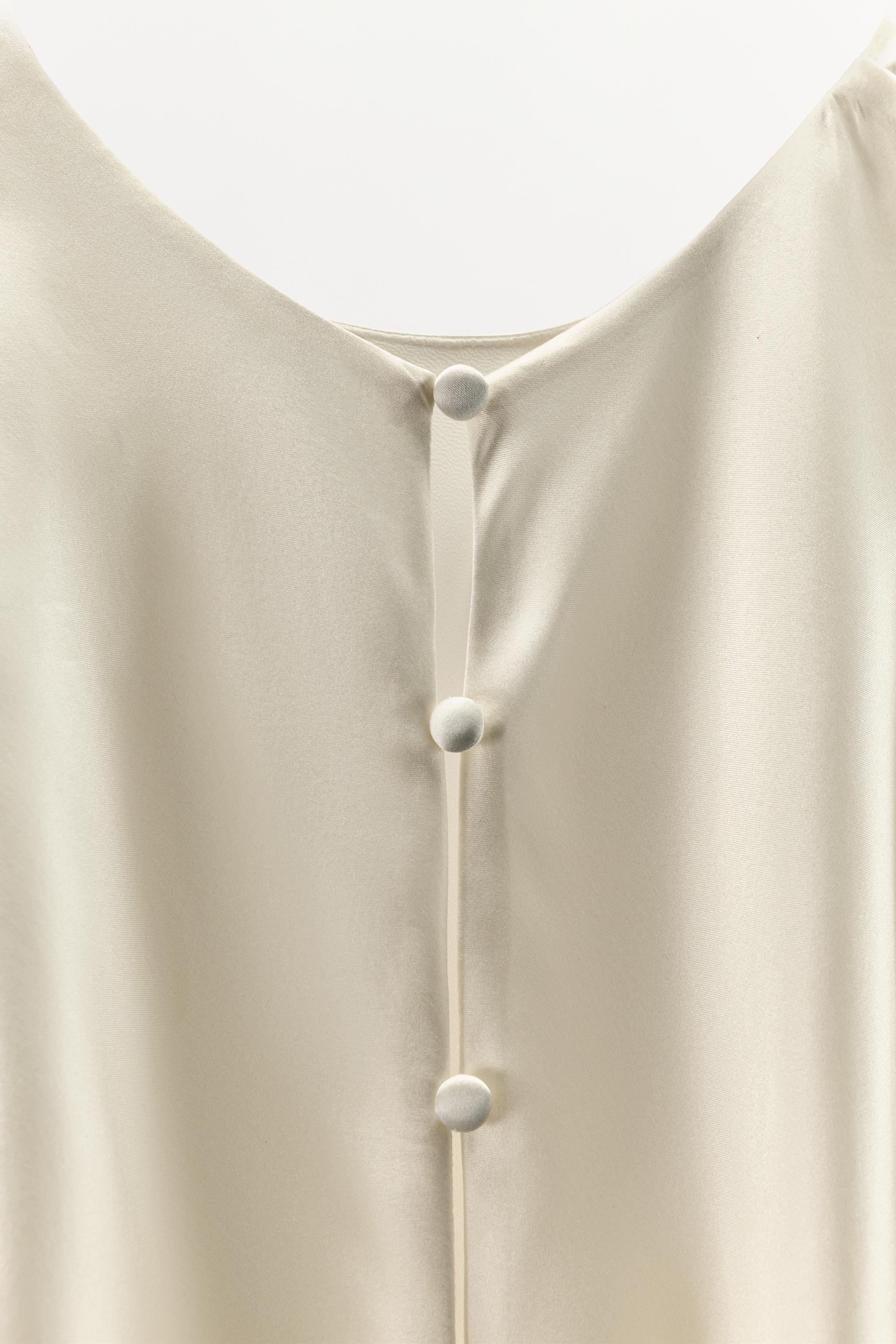 ROBE 100% SOIE DRAPÉE