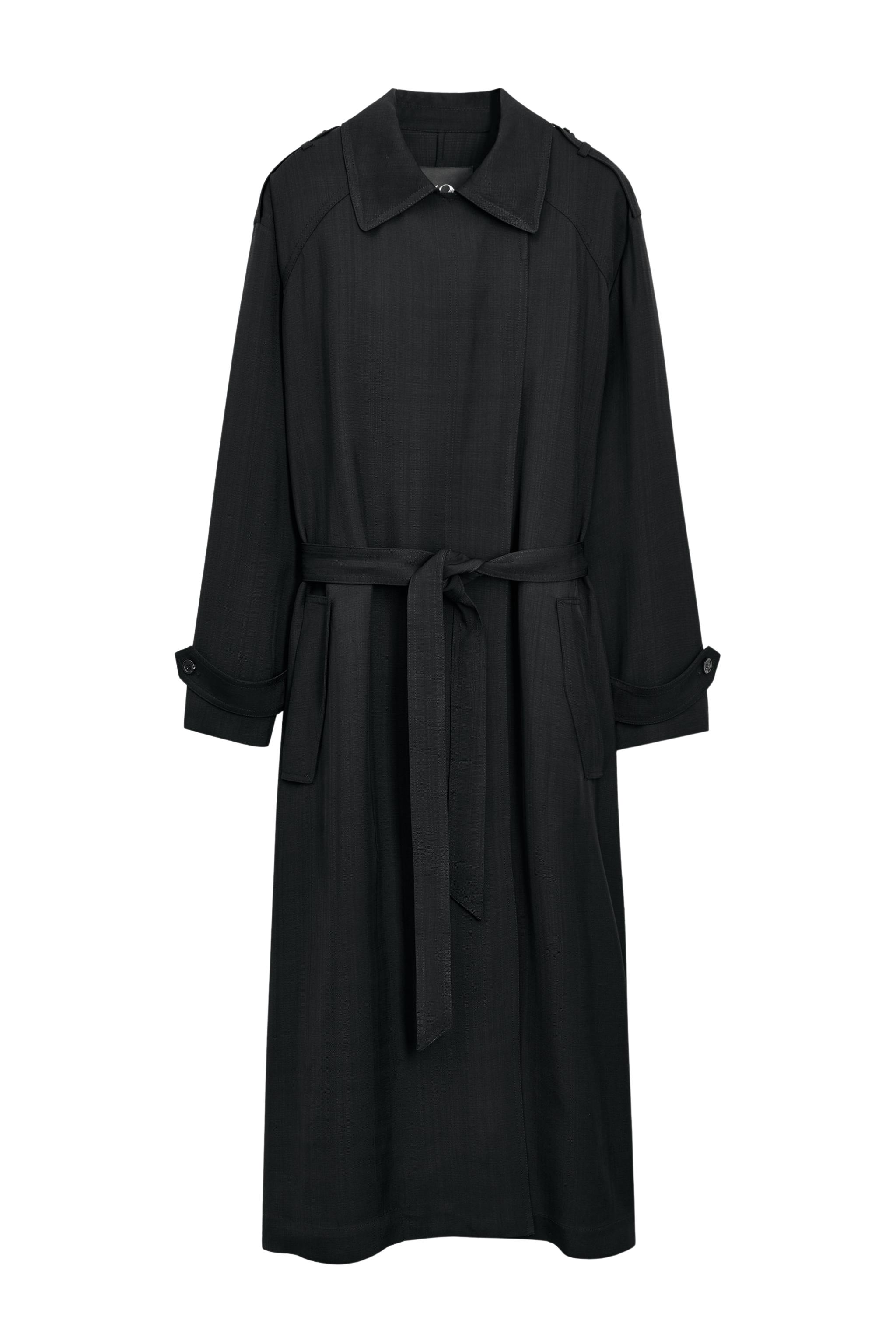 TRENCH OVERSIZE 50TH ANNIVERSARY - Preto | ZARA Brasil