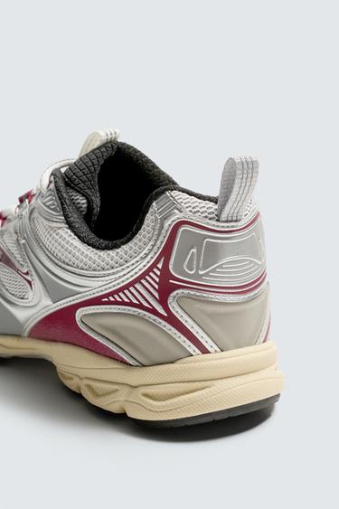 CHUNKY SOLE TRAINERS - Silver by Zara - Image 2