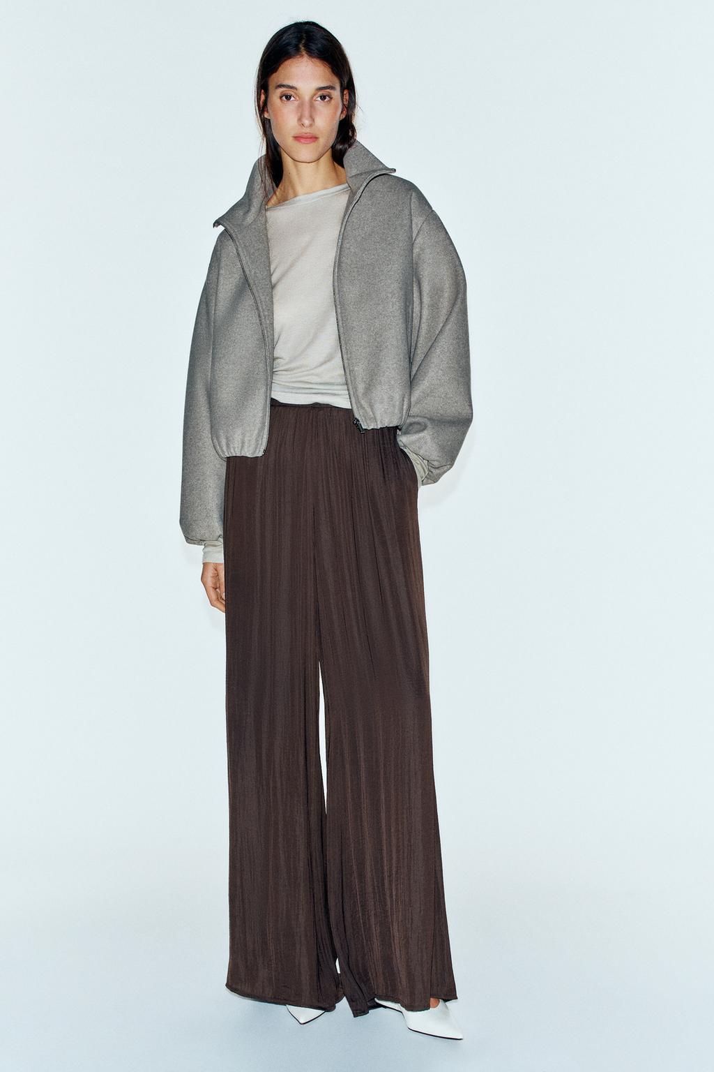 FLOWING WIDE-LEG TROUSERS