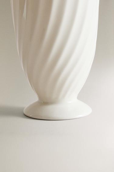 VERRE BROSSE À DENTS CÉRAMIQUE RELIEF - Blanc de Zara - Image 3