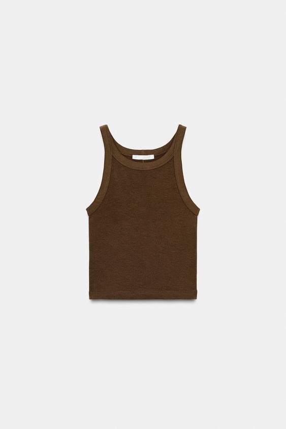 TOP CROP RIB