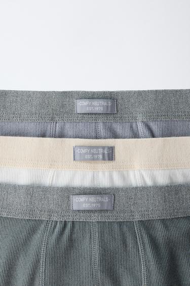 AGES 3-6/ THREE-PACK OF BOXERS WITH LABEL - Multicoloured by Zara - Image 1