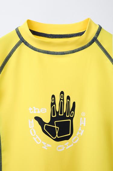 ZARA X BODY GLOVE ® SWIM T-SHIRT - Yellow by Zara - Image 2