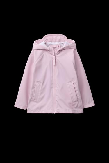 Zara WATER REPELLENT LIGHTWEIGHT RAINCOAT - Pink - Image 0
