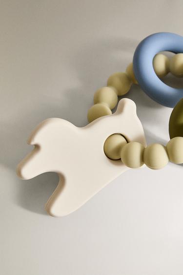 BABY TEETHER WITH SHAPES - Green by Zara - Image 2