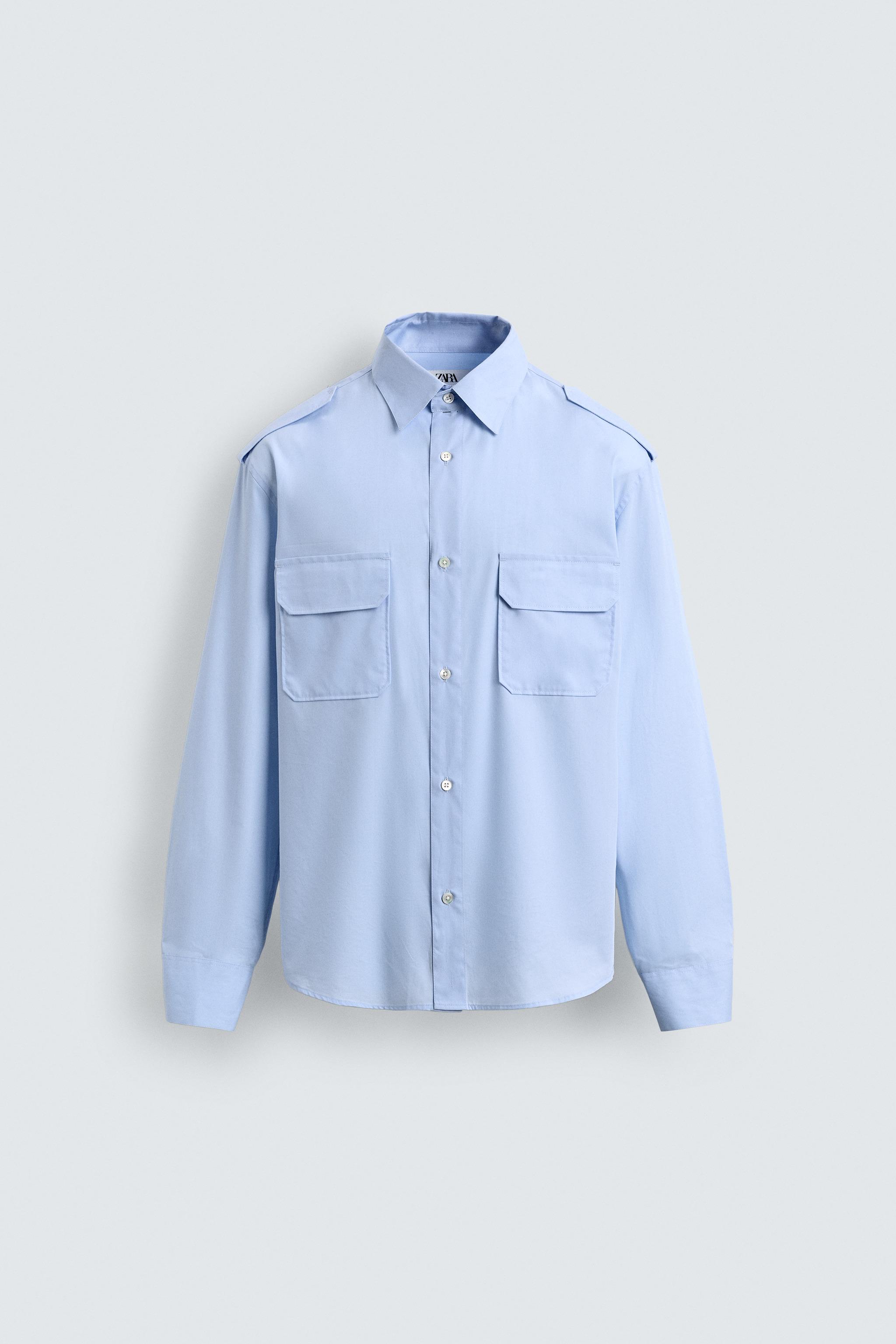 CHEMISE À POCHES ET PATTES