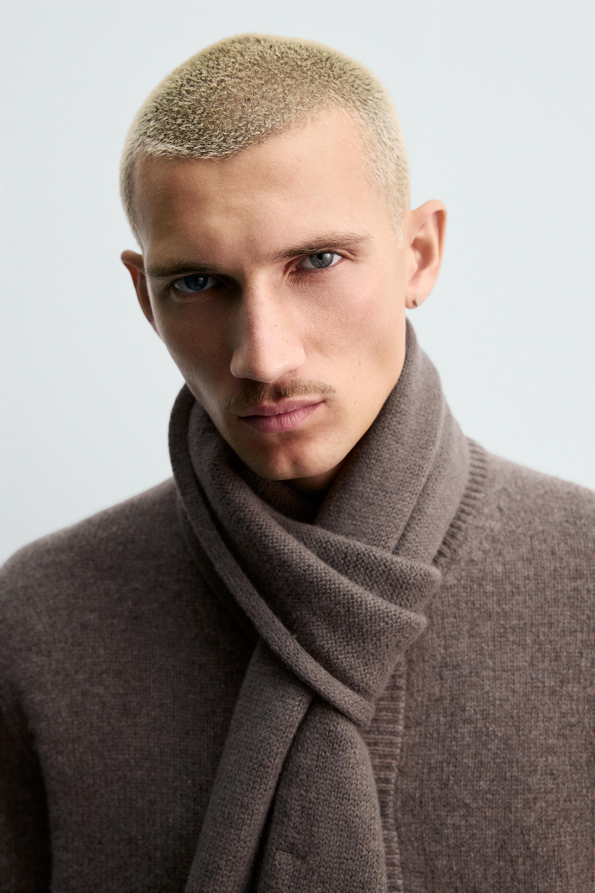 100% WOOL KNIT SCARF
