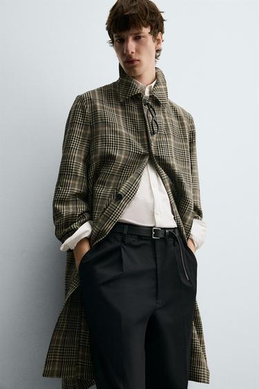 LIMITED EDITION WOOL - LINEN COAT - Brown by Zara - Image 5