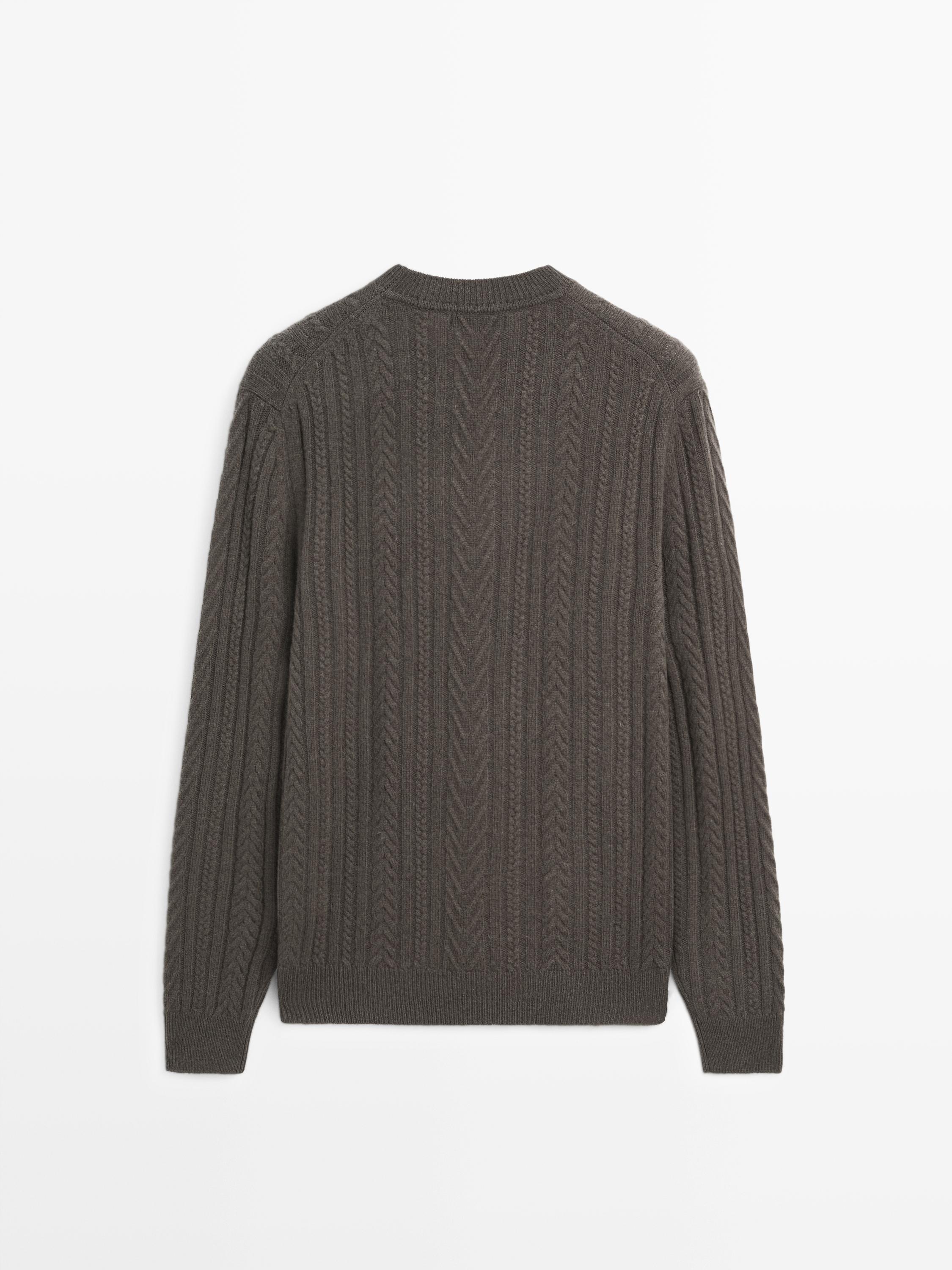 Pull en maille texturée