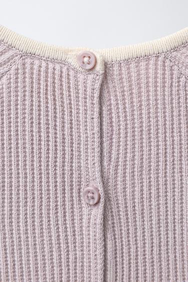 JUMPSUIT WITH CONTRAST TRIMS - Light lilac by Zara - Image 3