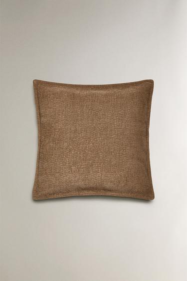 TEXTURED CUSHION COVER - Dark beige by Zara