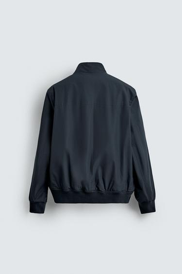 VESTE MATELASSÉE DÉPERLANTE - Bleu marine foncé de Zara - Image 7